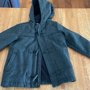 Gray Old Navy pea coat 4T smoke free home